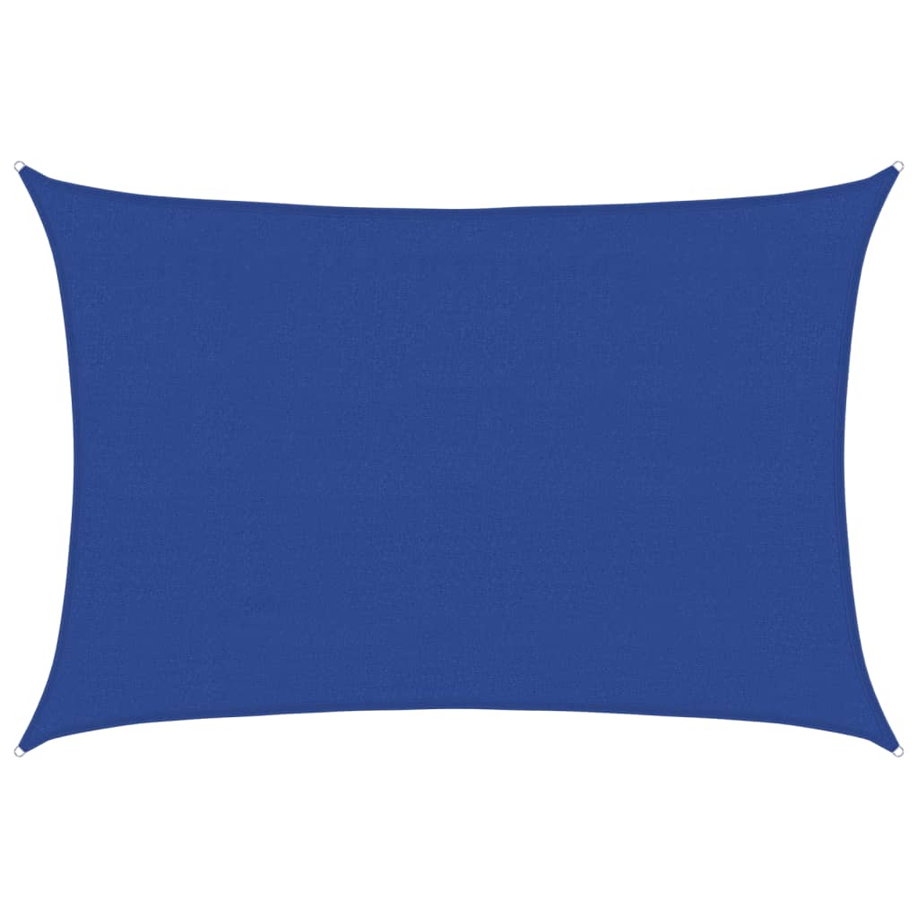 Vidaxl Zonnezeil 160 g m² rechteckig 4x6 M HDPE Blau