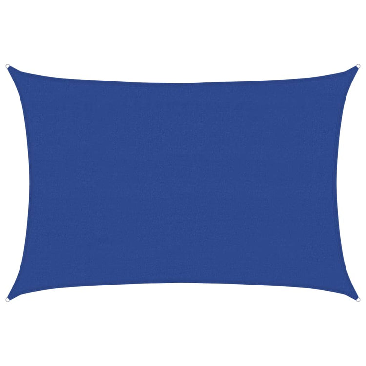 Vidaxl Zonnezeil 160 g m² rechteckig 4x6 M HDPE Blau