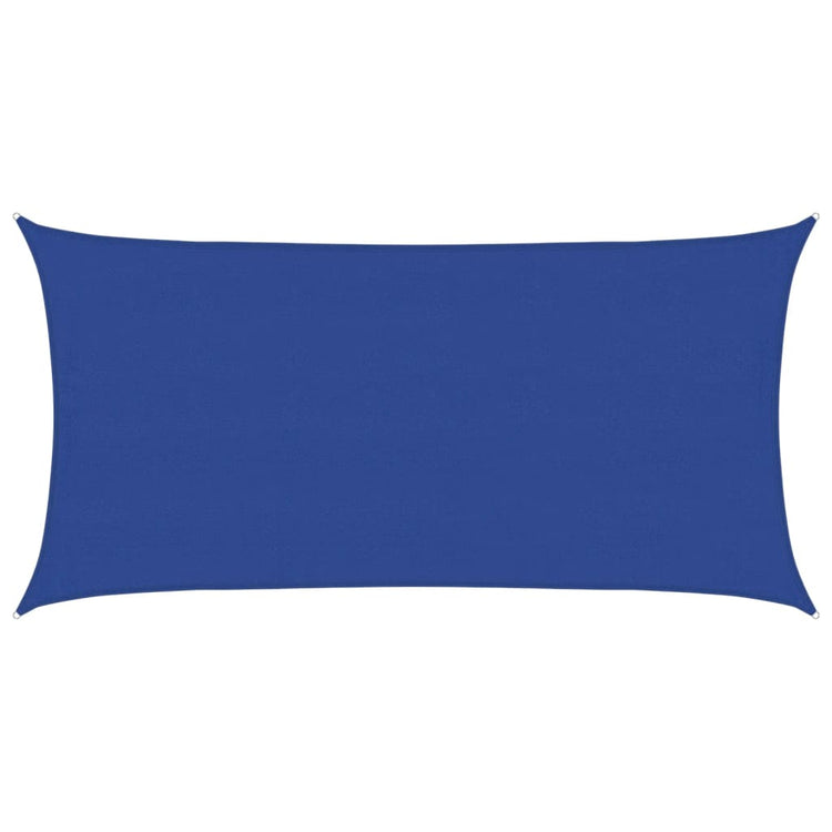 Vidaxl Zonnezeil 160 g m² rechteckig 4x7 M HDPE Blau
