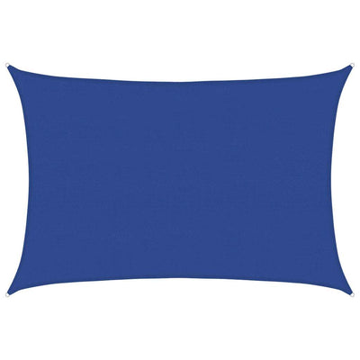 Vidaxl Zonnezeil 160 g m² rechteckig 5x6 M HDPE Blau