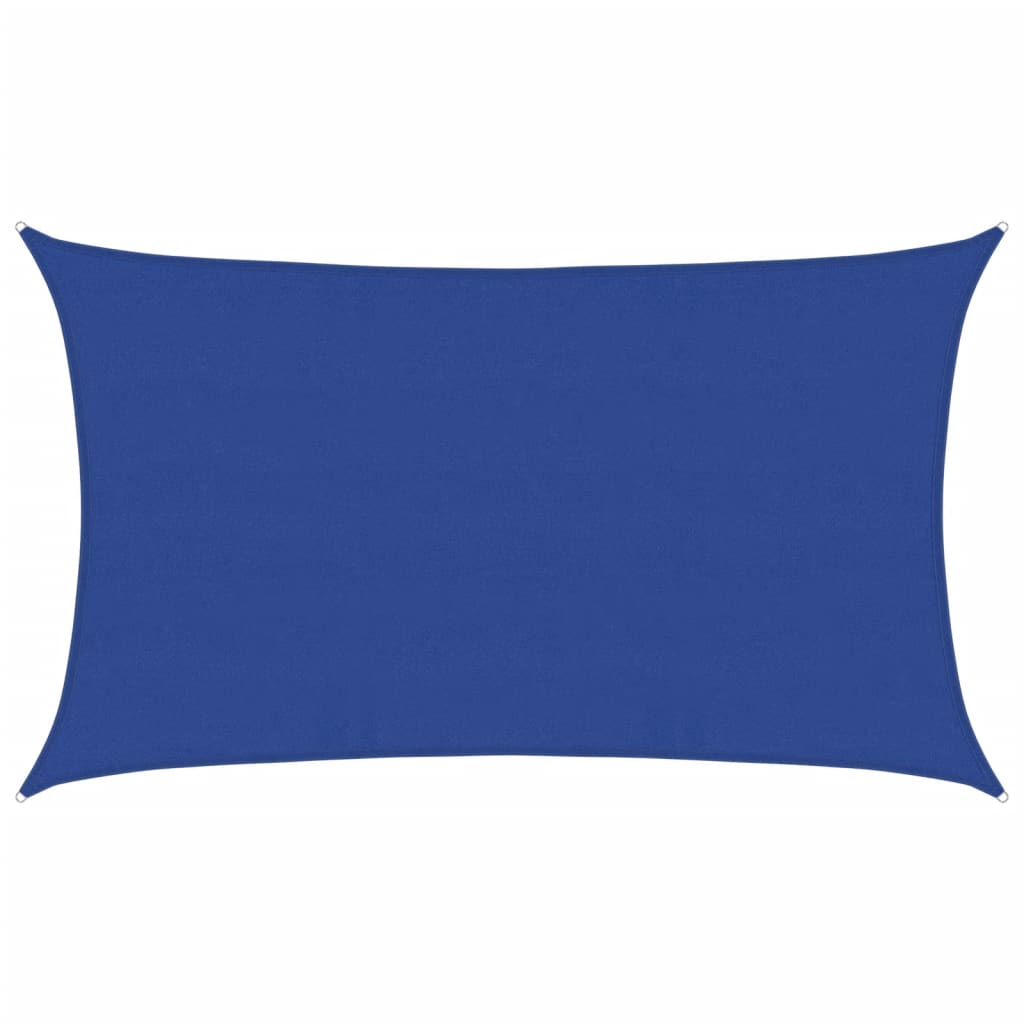 Vidaxx Sonnensegel 160 g m² rechteckig 5x8 m HDPE blau