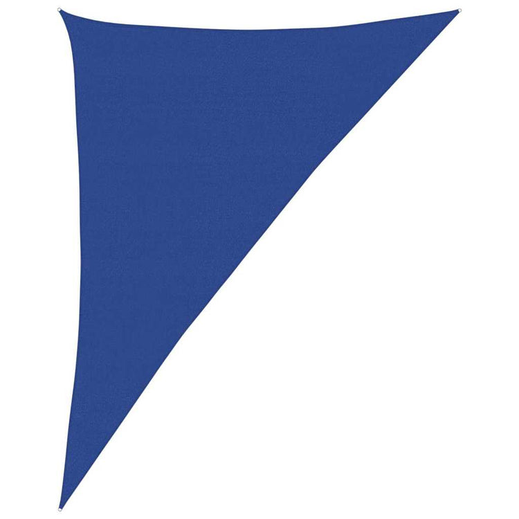 Vidaxx Sonnensegel 160 g m² dreieckig 4x5x6,8 m HDPE blau
