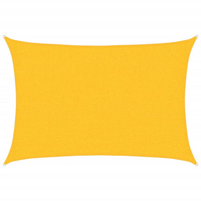 Vidaxl Zonnezeil 160 g m² rechteckig 2x3 M HDPE Gelb