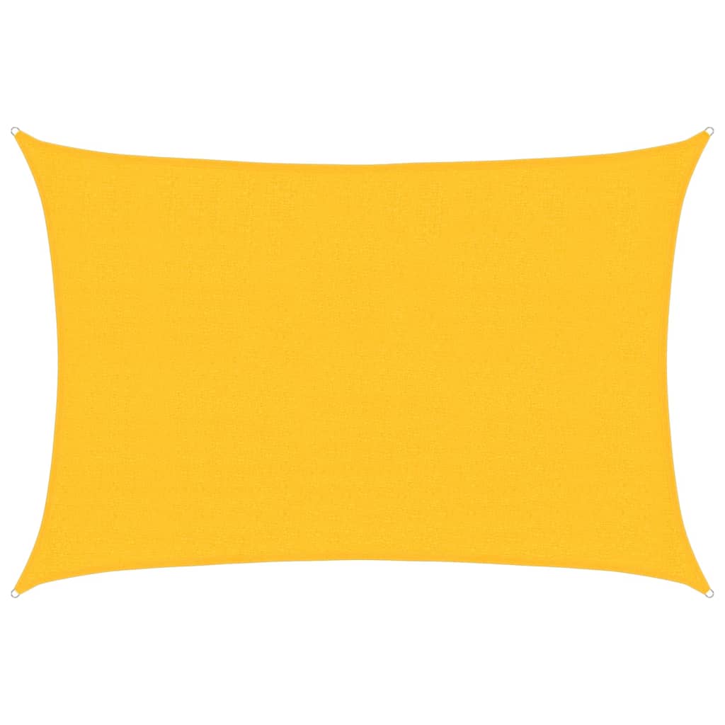 Vidaxl Zonnezeil 160 g m² 2,5 x 3,5 M HDPE -Gelb