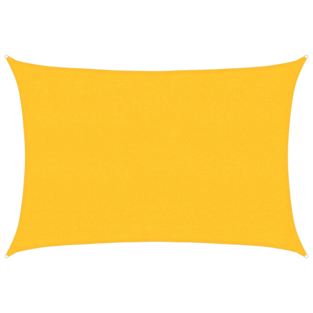 Vidaxx Sonnensegel 160 g m² 2,5x4 m HDPE gelb
