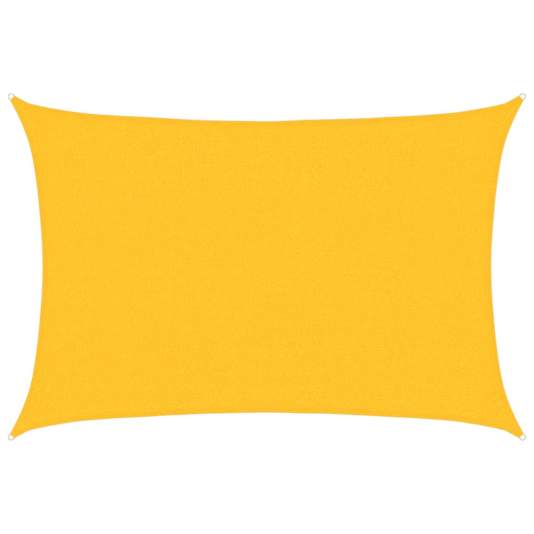 Vidaxx Sonnensegel 160 g m² 2,5x4 m HDPE gelb