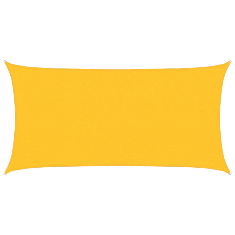 Vidaxl Zonnezeil 160 g m² 2,5 x 4,5 M HDPE -Gelb