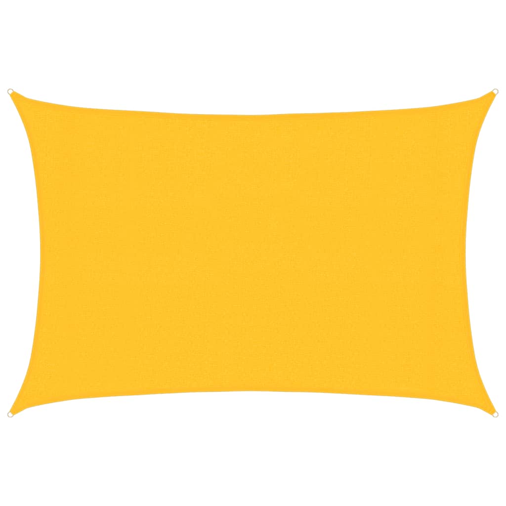 Vidaxl Sonnensegel 160 g m² 3x4,5 m HDPE gelb