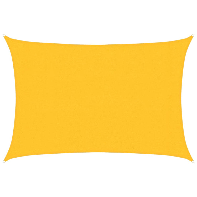Vidaxl Sonnensegel 160 g m² 3x4,5 m HDPE gelb