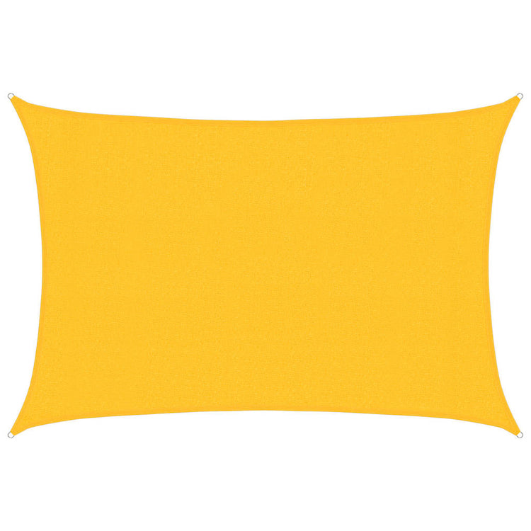 Vidaxl Zonnezeil 160 g m² 3x5 M HDPE Gelb