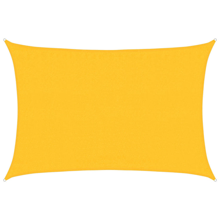 Vidaxl Zonnezeil 160 g m² rechteckig 3,5 x 5 m HDPE Gelb