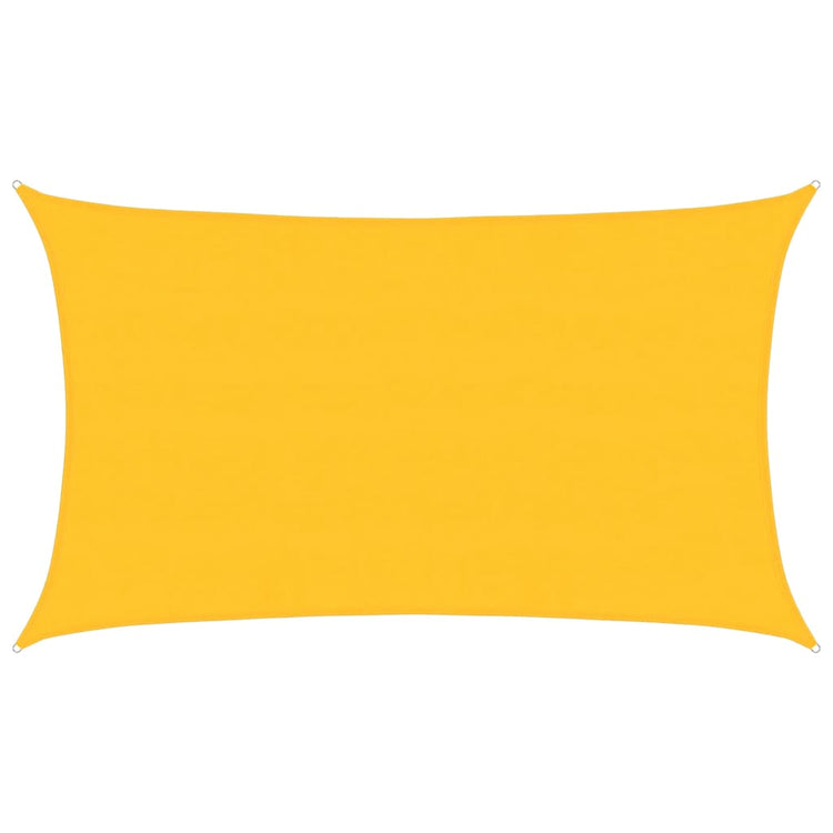 Vidaxx Sonnensegel 160 g m² rechteckig 5x8 m HDPE gelb