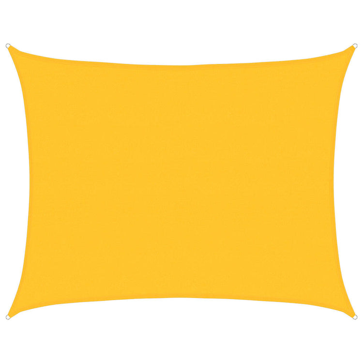 Vidaxl Zonnezeil 160 g m² rechteckig 6x8 m HDPE -Gelb