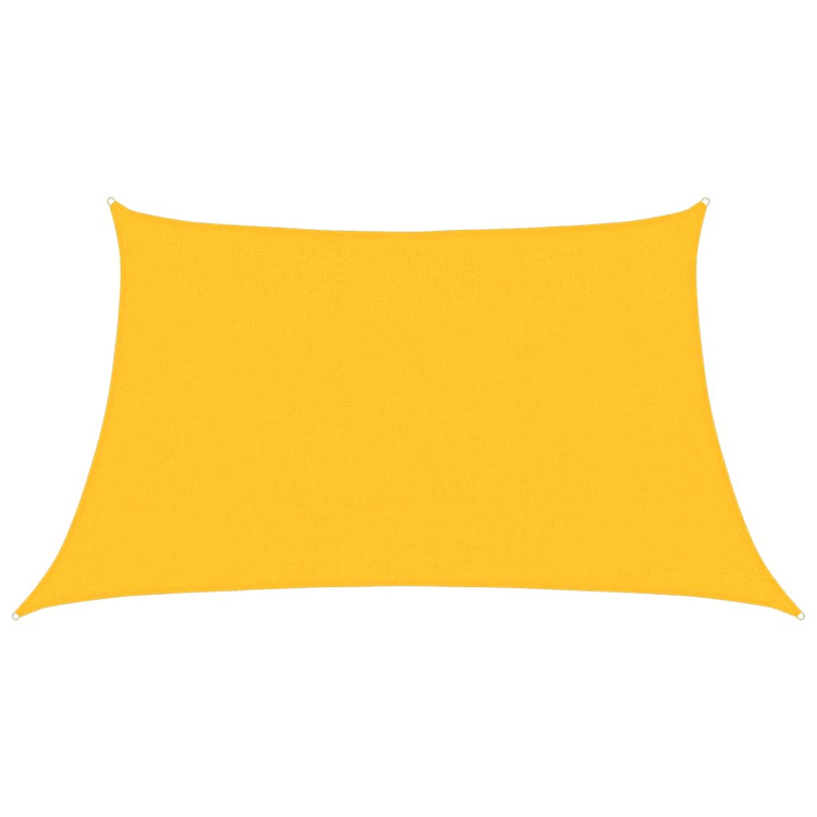 Vidaxl Zonnezeil 160 g m² 3 4x2 M HDPE Gelb