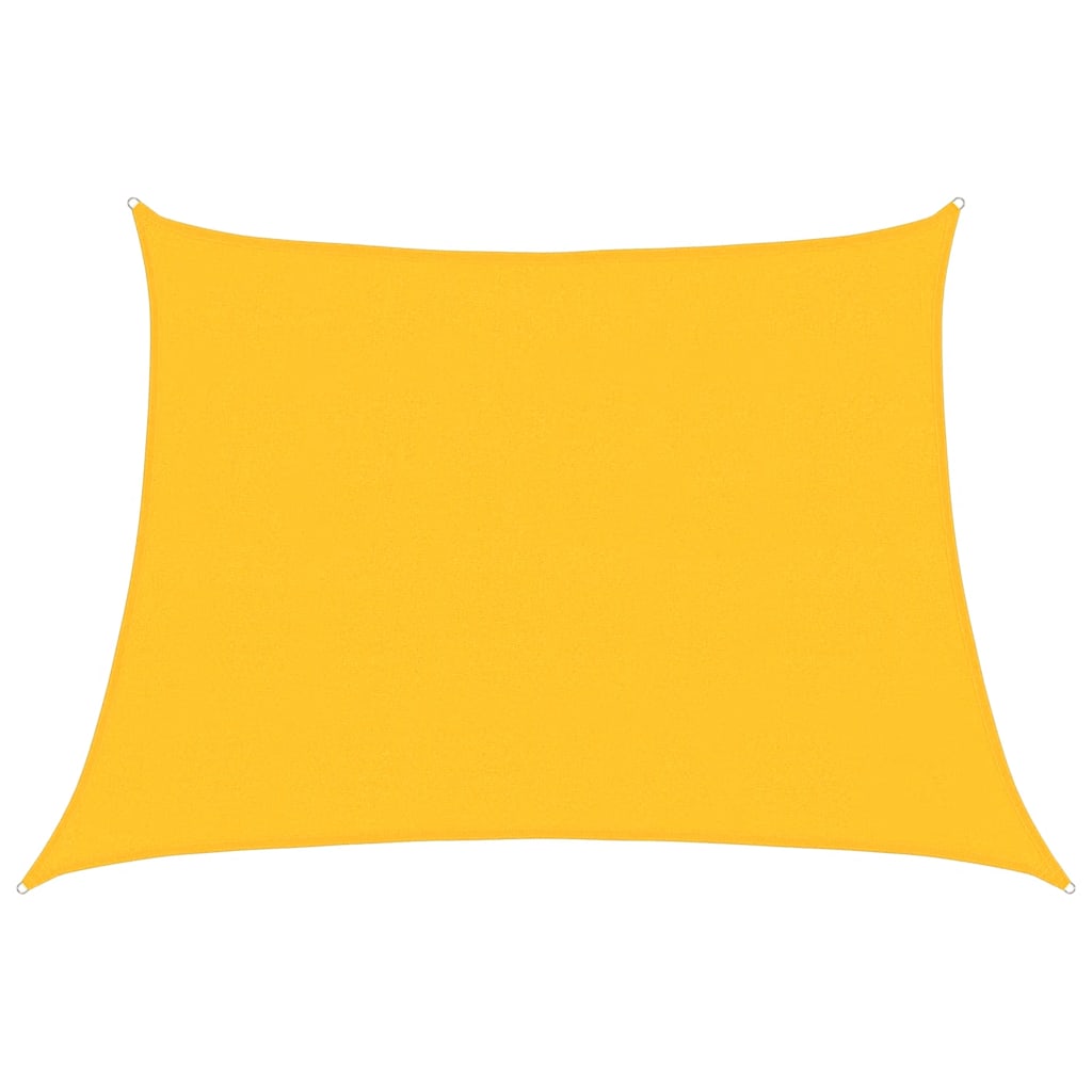 Vidaxx Sonnensegel 160 g m² Trapez 4 5x3 m HDPE gelb