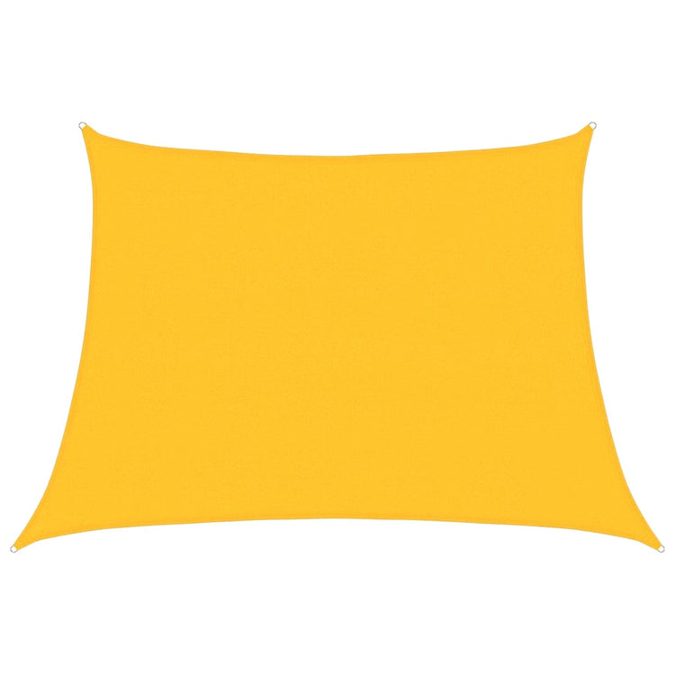 Vidaxx Sonnensegel 160 g m² Trapez 4 5x3 m HDPE gelb