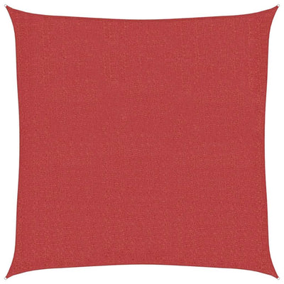 Vidaxl Zonnezeil 160 g m² 2x2 M HDPE -Rot