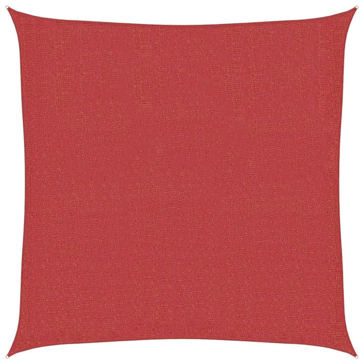 Vidaxl Zonnezeil 160 g m² 2,5 x 2,5 M HDPE -Rot