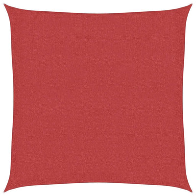 Vidaxl Zonnezeil 160 g m² 3x3 M HDPE -Rot