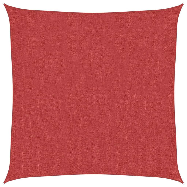 Vidaxl Zonnezeil 160 g m² 3,6 x 3,6 M HDPE -Rot