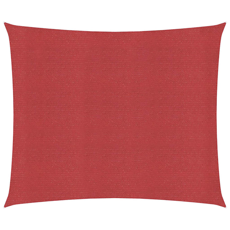 Vidaxl Zonnezeil 160 g m² 4,5 x 4,5 M HDPE -Rot