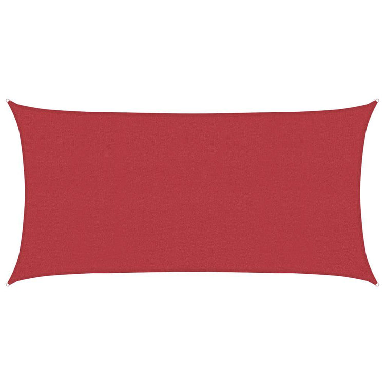 Vidaxl Zonnezeil 160 g m² 2x3,5 M HDPE -Rot