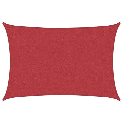Vidaxl Zonnezeil 160 g m² 2,5 x 3,5 M HDPE -Rot