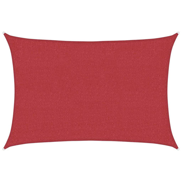 Vidaxl Zonnezeil 160 g m² 2,5 x 3,5 M HDPE -Rot