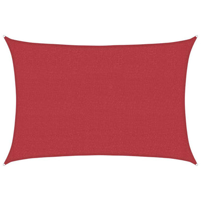 Vidaxl Zonnezeil 160 g m² 2,5 x 4 M HDPE -Rot