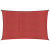 Vidaxl Zonnezeil 160 g m² 2,5 x 5 m HDPE -Rot