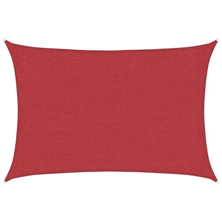 Vidaxl Zonnezeil 160 g m² 3x4,5 M HDPE -Rot