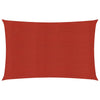 Vidaxl Zonnezeil 160 g m² 5x6 M HDPE -Rot