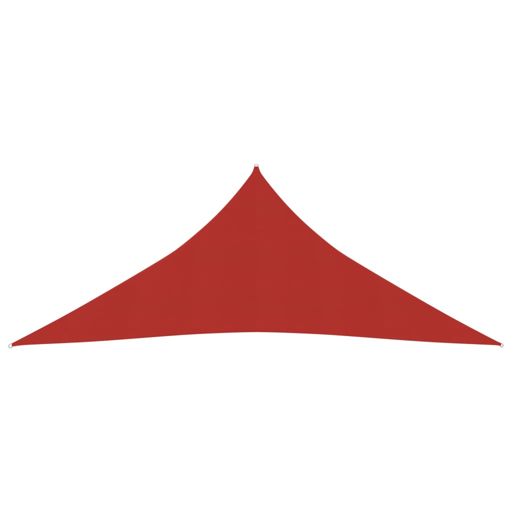 Vidaxl Zonnezeil 160 g m² 5x6x6 M HDPE -Rot