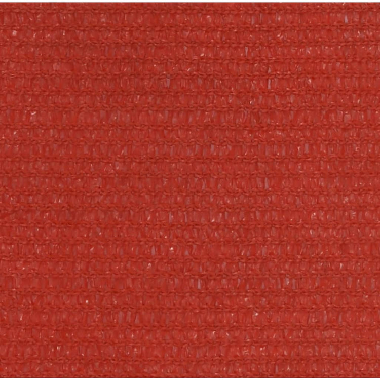 Vidaxl Zonnezeil 160 g m² 5x6x6 M HDPE -Rot