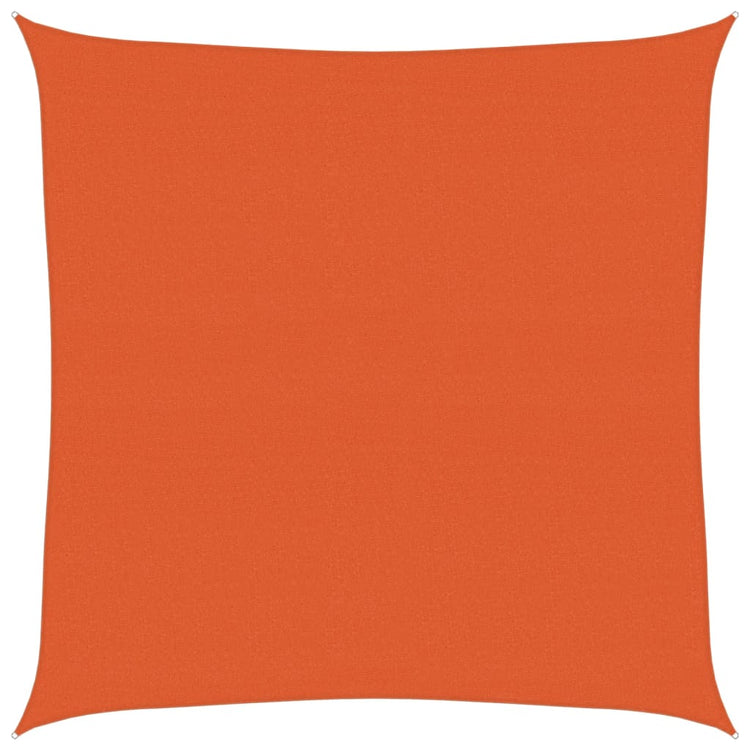 Vidaxl Zonnezeil 160 g m² Quadrat 4x4 M HDPE Oranje