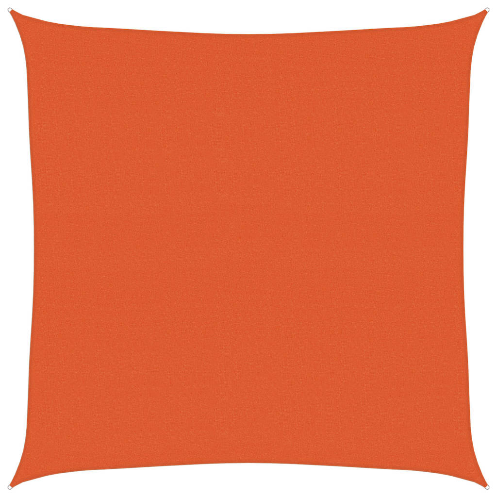 Vidaxx Sonnensegel 160 g m² quadratisch 4,5x4,5 m HDPE Orange