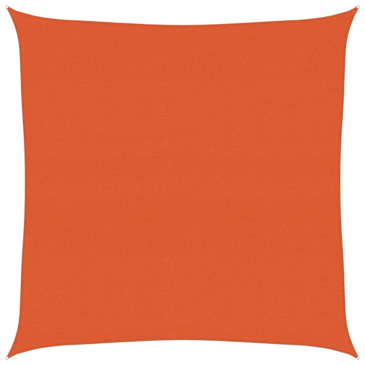 Vidaxx Sonnensegel 160 g m² quadratisch 7x7 m HDPE Orange