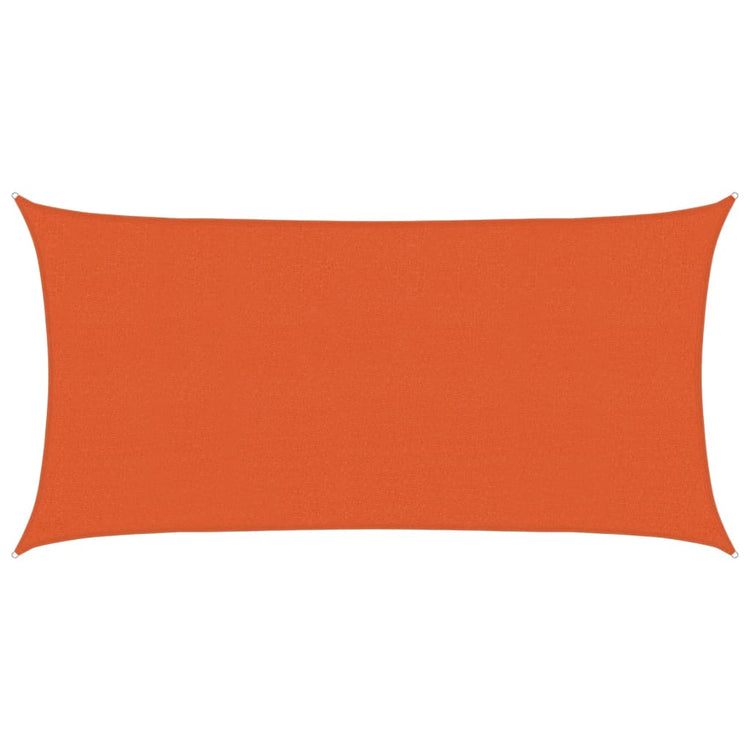 Vidaxl Zonnezeil 160 g m² 2x4 M HDPE Oranje