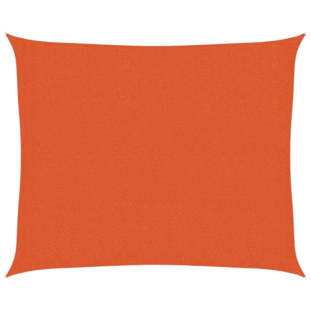 Vidaxl Zonnezeil 160 g m² 2,5 x 3 Hdpe Oranje