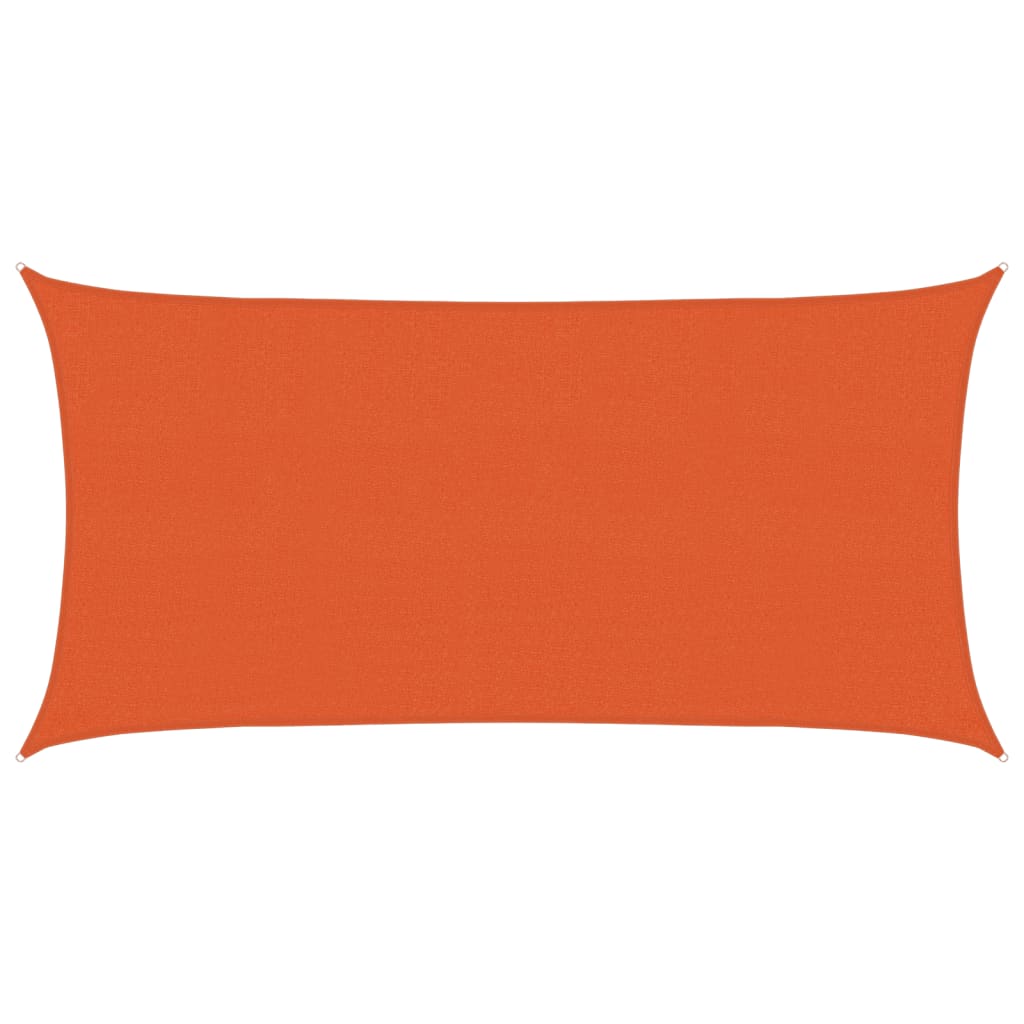 Vidaxx sun sail 160 g m² 2.5x4.5 m HDPE orange