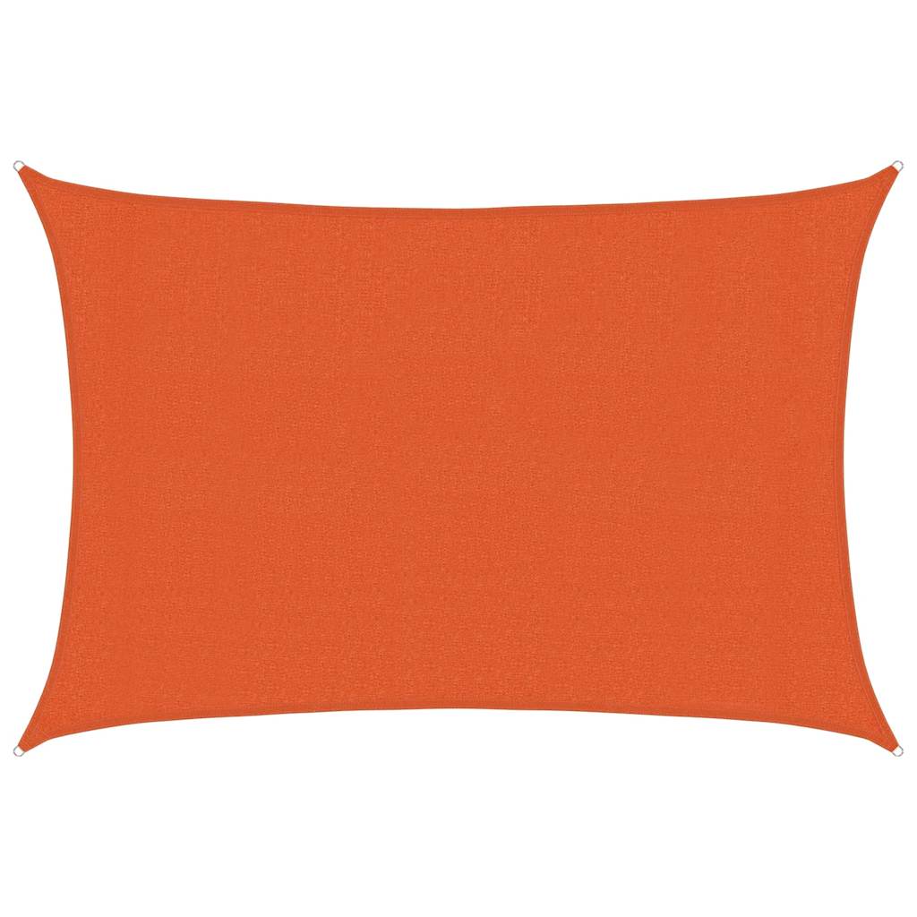 Vidaxx Sonnensegel 160 g m² rechteckig 3x4,5 m HDPE Orange