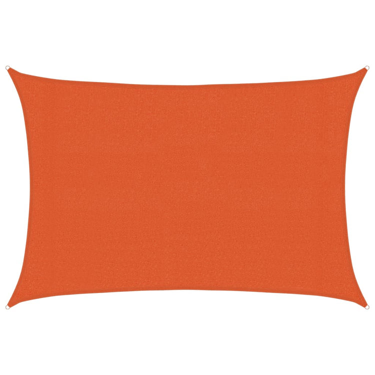 Vidaxl Zonnezeil 160 g m² rechteckig 3x5 M HDPE Oranje
