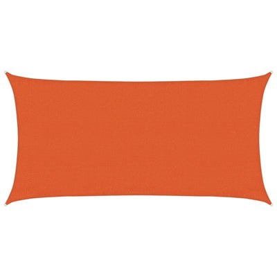 Vidaxl Zonnezeil 160 g m² rechteckig 3x6 M HDPE Oranje