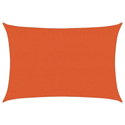 Vidaxl Zonnezeil 160 g m² 3,5 x 4,5 M HDPE Oranje