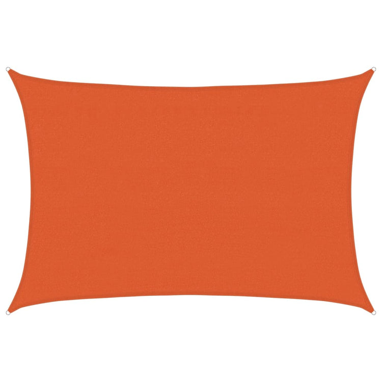 Vidaxl Zonnezeil 160 g m² 3,5 x 5 M HDPE Oranje