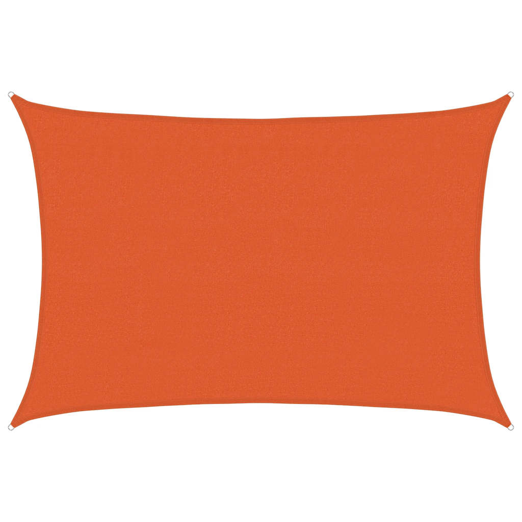 Vidaxx Sonnensegel 160 g m² 4x6 m HDPE Orange