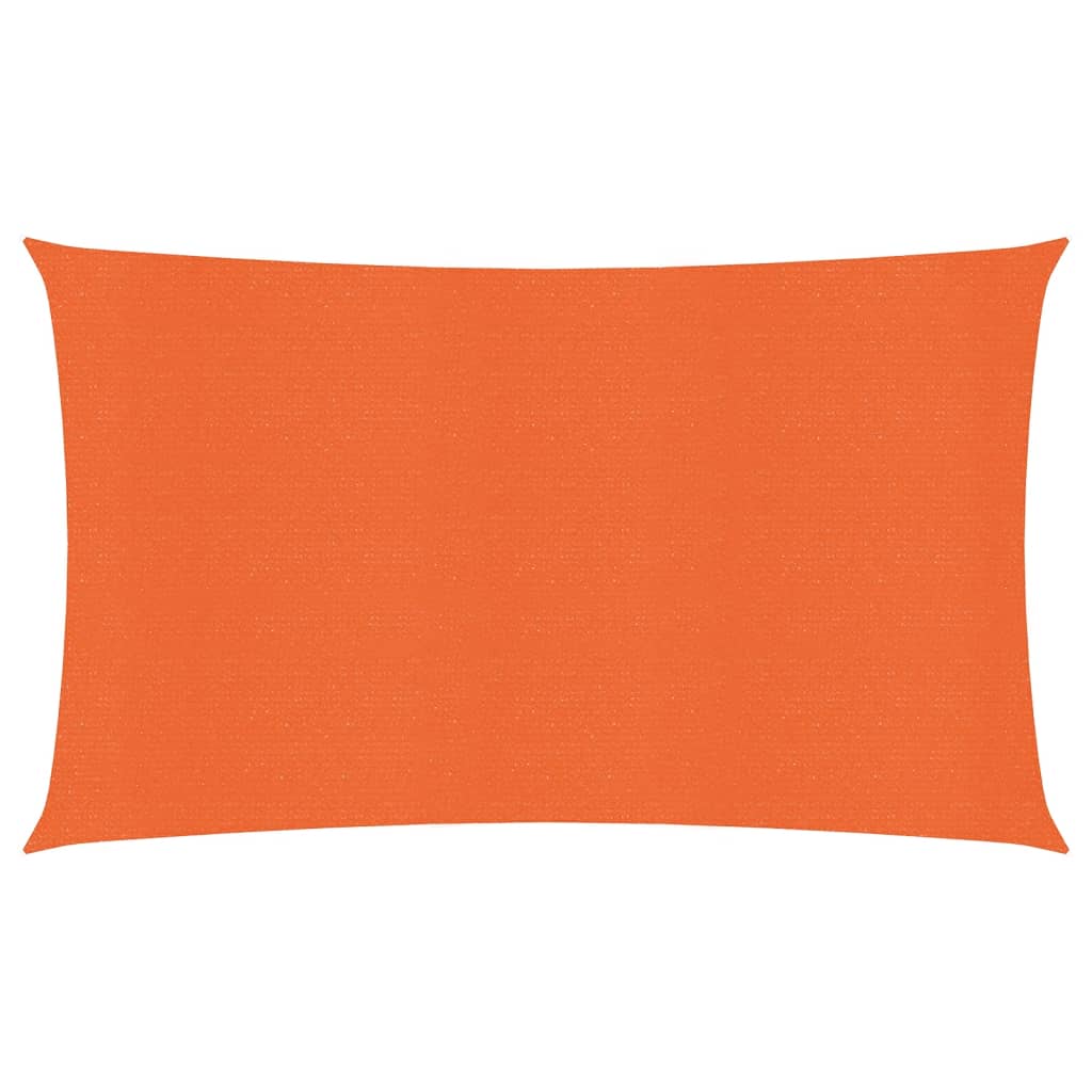 Vidaxl Zonnezeil 160 g m² rechteckig 4x7 M HDPE Oranje