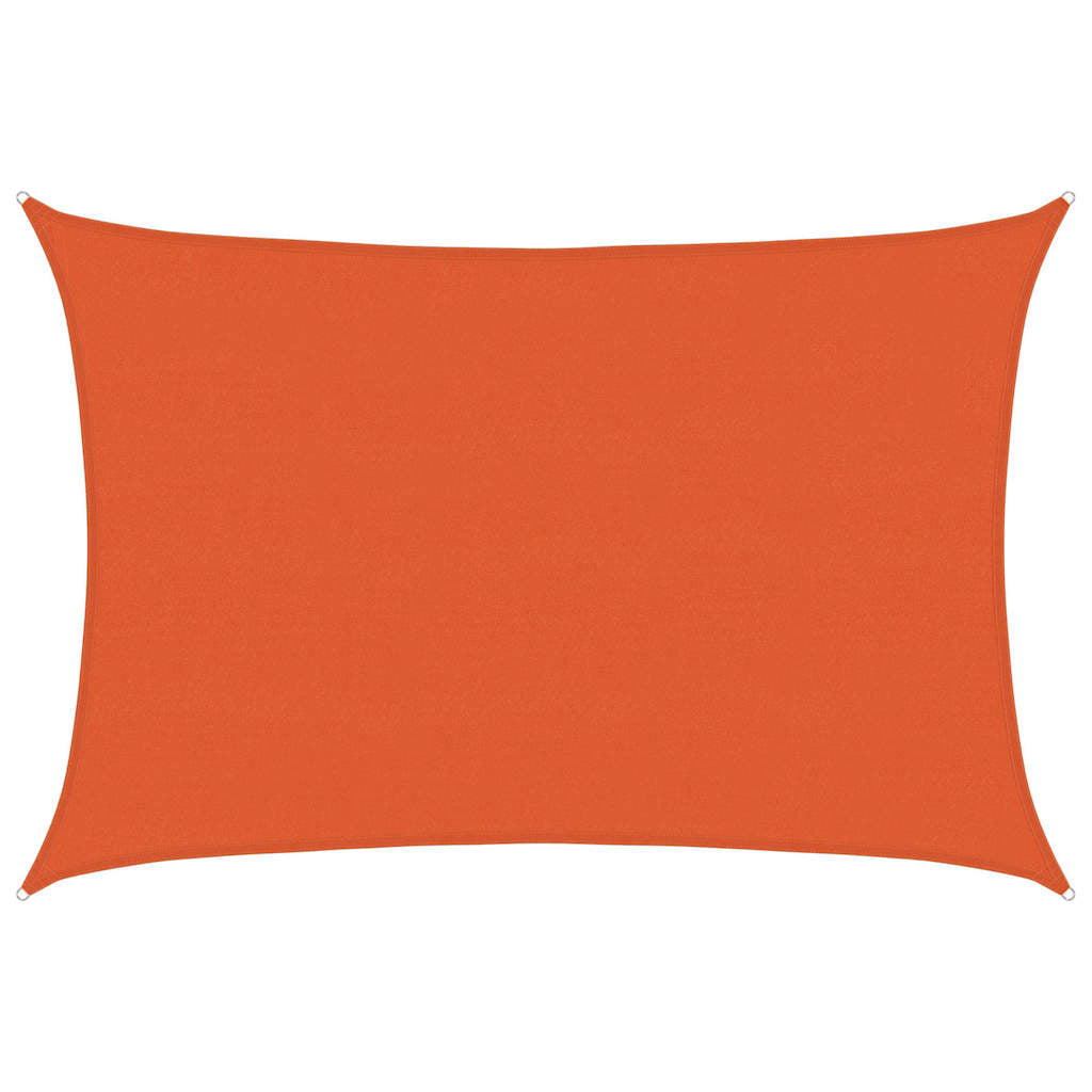 Vidaxl Zonnezeil 160 g m² rechteckig 5x7 M HDPE Oranje