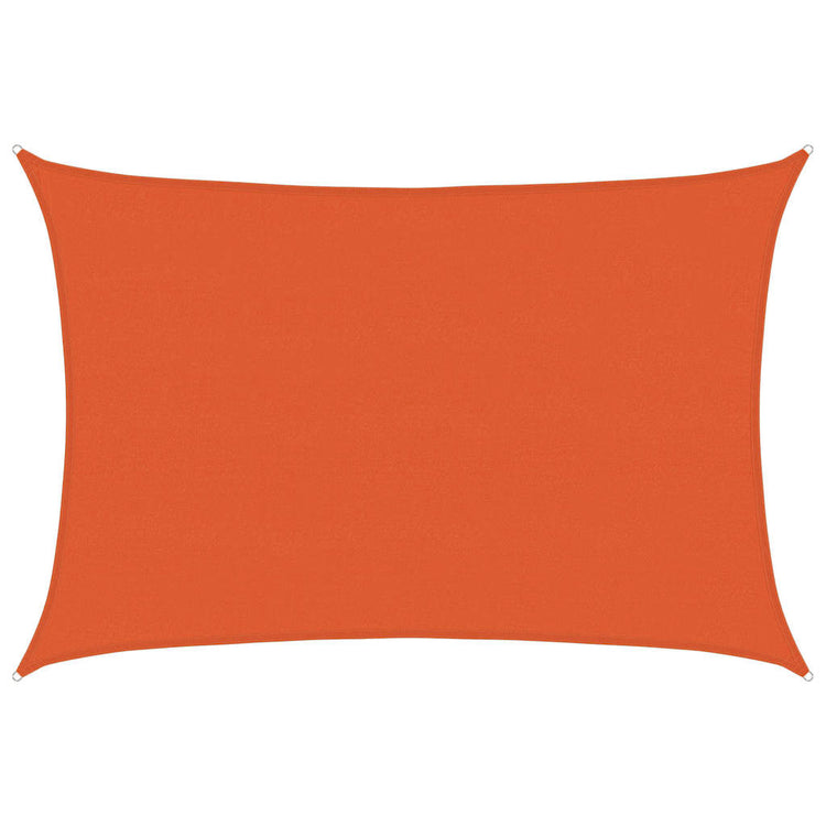 Vidaxl Zonnezeil 160 g m² rechteckig 5x7 M HDPE Oranje