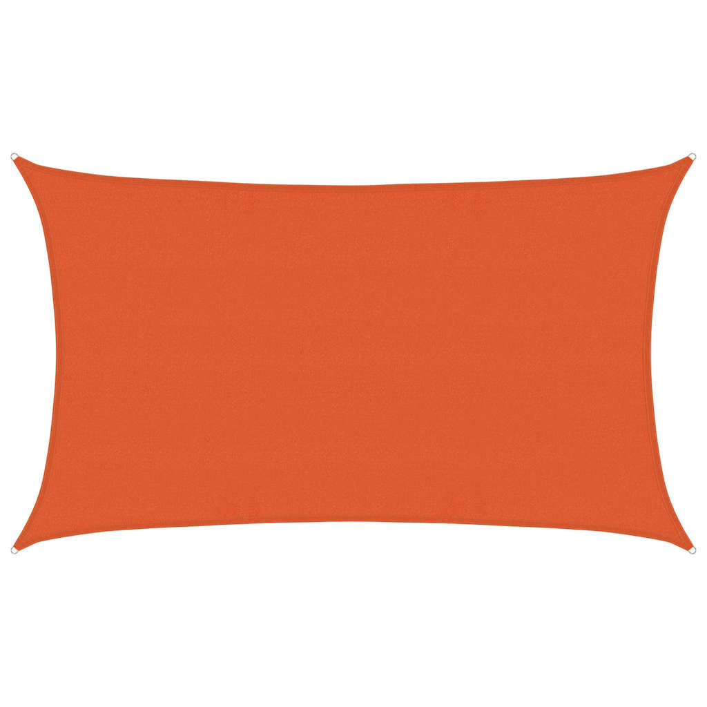 Vidaxx Sonnensegel 160 g m² rechteckig 5x8 m HDPE Orange